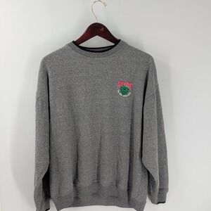 Ouray Sportswear By SCI Hopunion Hop Blooded Crew Neck Sweatshirt Heather Gray L